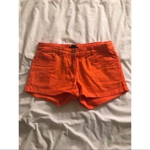 H&M summer orange shorts